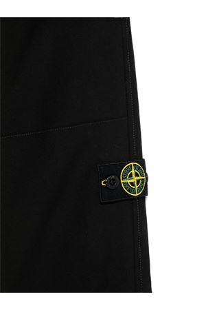 pantalone in cotone nero STONE ISLAND KIDS | 811630514V0029